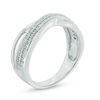 Thumbnail Image 1 of 0.23 CT. T.W. Diamond Layered Anniversary Band in 10K White Gold