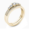 Thumbnail Image 1 of 0.45 CT. T.W. Diamond Five Stone Bridal Set in 14K Gold