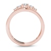 Thumbnail Image 2 of 0.50 CT. T.W. Diamond Five Stone Bridal Set in 14K Rose Gold