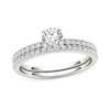 Thumbnail Image 1 of 0.70 CT. T.W. Diamond Bridal Set in 14K White Gold