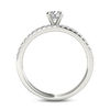 Thumbnail Image 3 of 0.70 CT. T.W. Diamond Bridal Set in 14K White Gold
