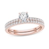 Thumbnail Image 0 of 0.70 CT. T.W. Diamond Bridal Set in 14K Rose Gold