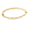 Thumbnail Image 1 of 5.0mm Twist Hinged Bangle in 10K Gold