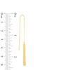 Thumbnail Image 2 of Diamond-Cut Threader Earrings in 14K Gold