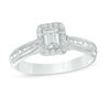 Thumbnail Image 0 of 1.00 CT. T.W. Certified Emerald-Cut Canadian Diamond Engagement Ring in 14K White Gold (I/I1)