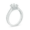 Thumbnail Image 1 of 1.00 CT. T.W. Certified Emerald-Cut Canadian Diamond Engagement Ring in 14K White Gold (I/I1)