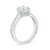 Thumbnail Image 2 of 1.00 CT. T.W. Certified Emerald-Cut Canadian Diamond Engagement Ring in 14K White Gold (I/I1)