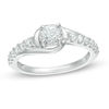 Thumbnail Image 0 of 0.60 CT. T.W. Diamond Swirl Engagement Ring in 10K White Gold