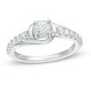 Thumbnail Image 1 of 0.60 CT. T.W. Diamond Swirl Engagement Ring in 10K White Gold
