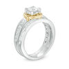 Thumbnail Image 1 of 1.00 CT. T.W. Diamond Swirl Bridal Set in 14K Two-Tone Gold