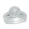 Thumbnail Image 0 of 1.00 CT. T.W. Diamond Frame Bridal Set in 14K White Gold