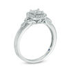 Thumbnail Image 1 of 0.09 CT. T.W. Diamond Frame Promise Ring in 10K White Gold