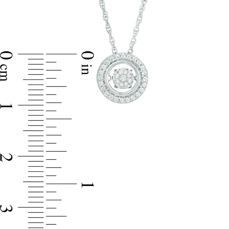 Unstoppable Love™ 0.15 CT. T.W. Composite Diamond Frame Pendant in Sterling Silver