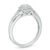 Thumbnail Image 1 of 0.25 CT. T.W. Composite Diamond Cushion Frame Promise Ring in 10K White Gold