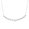 Thumbnail Image 0 of 1.00 CT. T.W. Multi-Diamond Flower Necklace in 10K White Gold