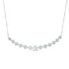 Thumbnail Image 1 of 1.00 CT. T.W. Multi-Diamond Flower Necklace in 10K White Gold
