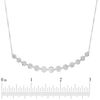 Thumbnail Image 1 of 1.00 CT. T.W. Multi-Diamond Flower Necklace in 10K White Gold