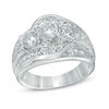 Thumbnail Image 0 of 1.95 CT. T.W. Diamond Swirl Frame Past Present Future® Engagement Ring in 14K White Gold