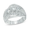 Thumbnail Image 1 of 1.95 CT. T.W. Diamond Swirl Frame Past Present Future® Engagement Ring in 14K White Gold