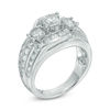 Thumbnail Image 1 of 1.95 CT. T.W. Diamond Swirl Frame Past Present Future® Engagement Ring in 14K White Gold