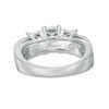 Thumbnail Image 2 of 1.00 CT. T.W. Diamond Twist Shank Past Present Future® Engagement Ring in 10K White Gold