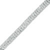 Thumbnail Image 1 of 0.50 CT. T.W. Diamond Two Row Bracelet in Sterling Silver - 7.5"