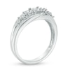 Thumbnail Image 1 of 0.11 CT. T.W. Diamond Seven Stone Anniversary Band in Sterling Silver
