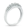 Thumbnail Image 1 of 0.11 CT. T.W. Diamond Seven Stone Anniversary Band in Sterling Silver