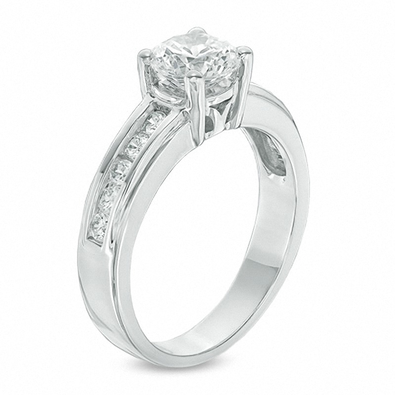 1.20 CT. T.W. Diamond Engagement Ring in 10K White Gold