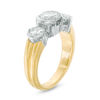 Thumbnail Image 1 of 1.50 CT. T.W. Certified Canadian Diamond Three Stone Engagement Ring in 14K Two-Tone Gold (I/I2)