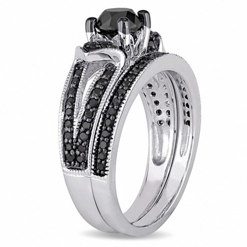 Miadora black diamond rings deals
