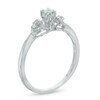Thumbnail Image 2 of Diamond Accent Heart Sides Promise Ring in 10K White Gold
