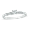 Thumbnail Image 0 of Diamond Accent Linear Promise Ring in 10K White Gold