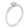 Thumbnail Image 1 of Diamond Accent Linear Promise Ring in 10K White Gold