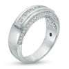 Thumbnail Image 1 of Vera Wang Love Collection Men's 0.95 CT. T.W. Diamond Nine Stone Wedding Band in 14K White Gold