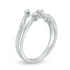 Thumbnail Image 2 of 0.25 CT. T.W. Diamond Four Stone Bypass Ring in 10K White Gold