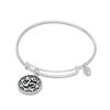 Thumbnail Image 1 of Chrysalis Om Charm Adjustable Bangle in White Brass