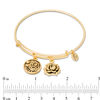 Thumbnail Image 3 of Chrysalis "MOM" Charms Adjustable Bangle in Yellow-Tone Brass