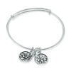 Thumbnail Image 1 of Chrysalis "Nature" Charms Adjustable Bangle in White Brass