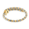 Thumbnail Image 1 of Chrysalis Metal Bead Adjustable Bangle in Two-Tone Brass