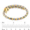 Thumbnail Image 1 of Chrysalis Metal Bead Adjustable Bangle in Two-Tone Brass