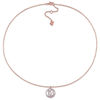 Thumbnail Image 2 of Julianna B™ 0.32 CT. T.W. Diamond Cursive "JB" Circle Pendant in 14K Rose Gold