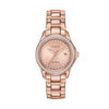 Thumbnail Image 0 of Ladies' Exclusive Citizen Eco-Drive® Crystal Accent Rose-Tone Watch (Model: FE1143-88Q)