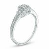 Thumbnail Image 2 of 0.15 CT. T.W. Composite Diamond Cushion Frame Promise Ring in 10K White Gold