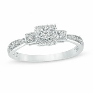 square promise rings