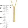 Thumbnail Image 1 of Linear Bar Pendant in 10K Gold