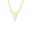 Thumbnail Image 0 of Elongated Triangle Necklace in 10K Gold