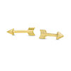 Thumbnail Image 1 of Arrow Stud Earrings in 10K Gold