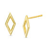 Thumbnail Image 1 of Open Geometric-Shaped Stud Earrings in 10K Gold
