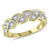Thumbnail Image 1 of 0.25 CT. T.W. Diamond Loose Braid Anniversary Band in 10K Gold